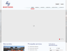 Tablet Screenshot of mail.maritrans.cl